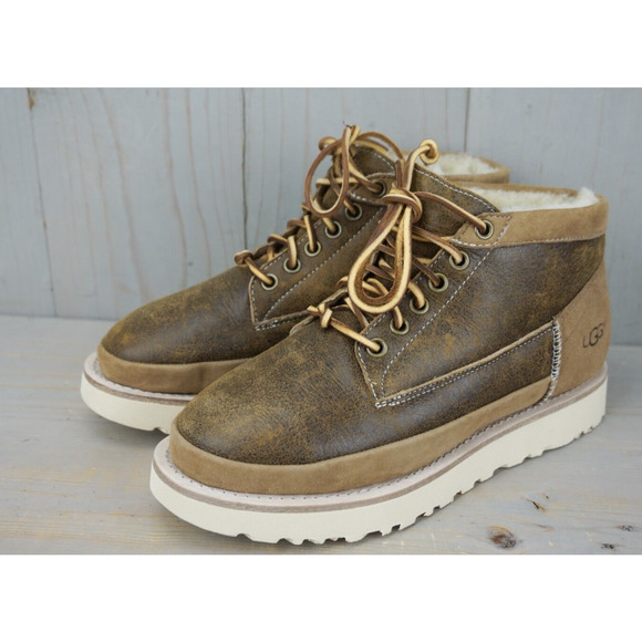 UGG CALI MOC TRAIL ANKLE CHUKKA BOOTS US 7 NIB - Picture 6 of 13